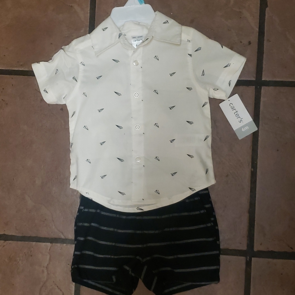 NWT Carters boy matching set